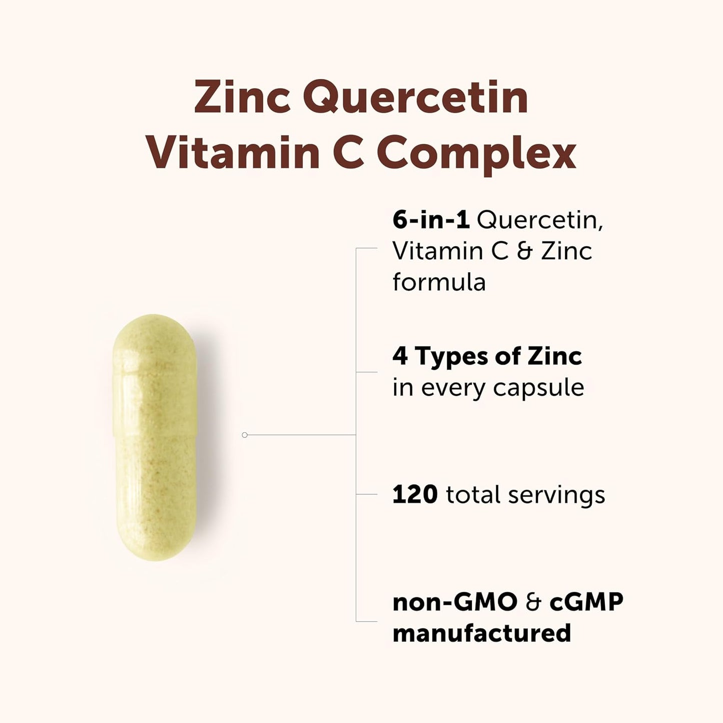Micro Ingredients Quercetin with Vitamin C & Zinc, 240 Capsules | 6‑in‑1 Formula with Quercetin, Vitamin C & 4 Zinc Forms (Picolinate, Citrate, Glycinate, Gluconate) | Non‑GMO - PrimeBioHealth - canada supplements