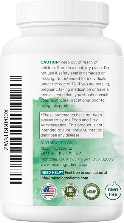 Micro Ingredients Super Enzymes with Prebiotics & Probiotics, 240 Veggie Capsules | Digestive Enzymes for Women & Men | Probiotic, Bromelain, Psyllium Husk & More | Immune & Gut Health Support* - PrimeBioHealth - canada supplements