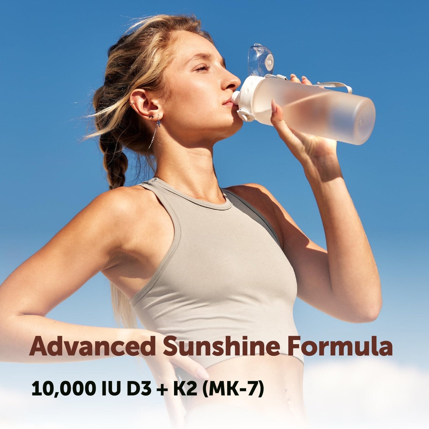 Micro Ingredients Vitamin D3 10,000 IU + K2 MK-7 200 mcg Per Serving, 90 Softgels | Extra Strength* 2-in-1 D3 K2 Supplement - PrimeBioHealth - canada supplements
