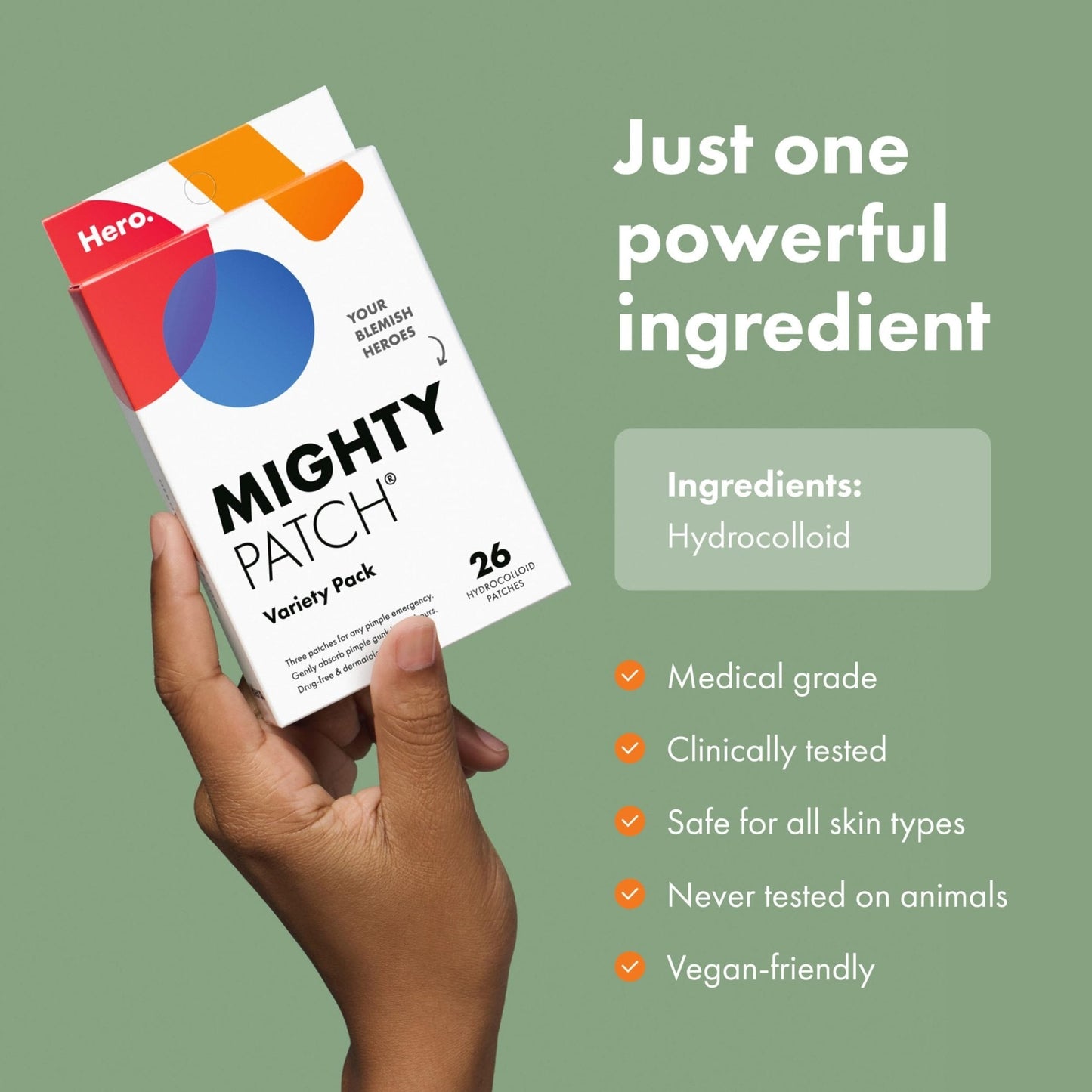Mighty Patch™ Variety Pack from Hero Cosmetics - Hydrocolloid Acne Pimple Patches for Covering Zits and Blemishes - PrimeBioHealth - canada supplements