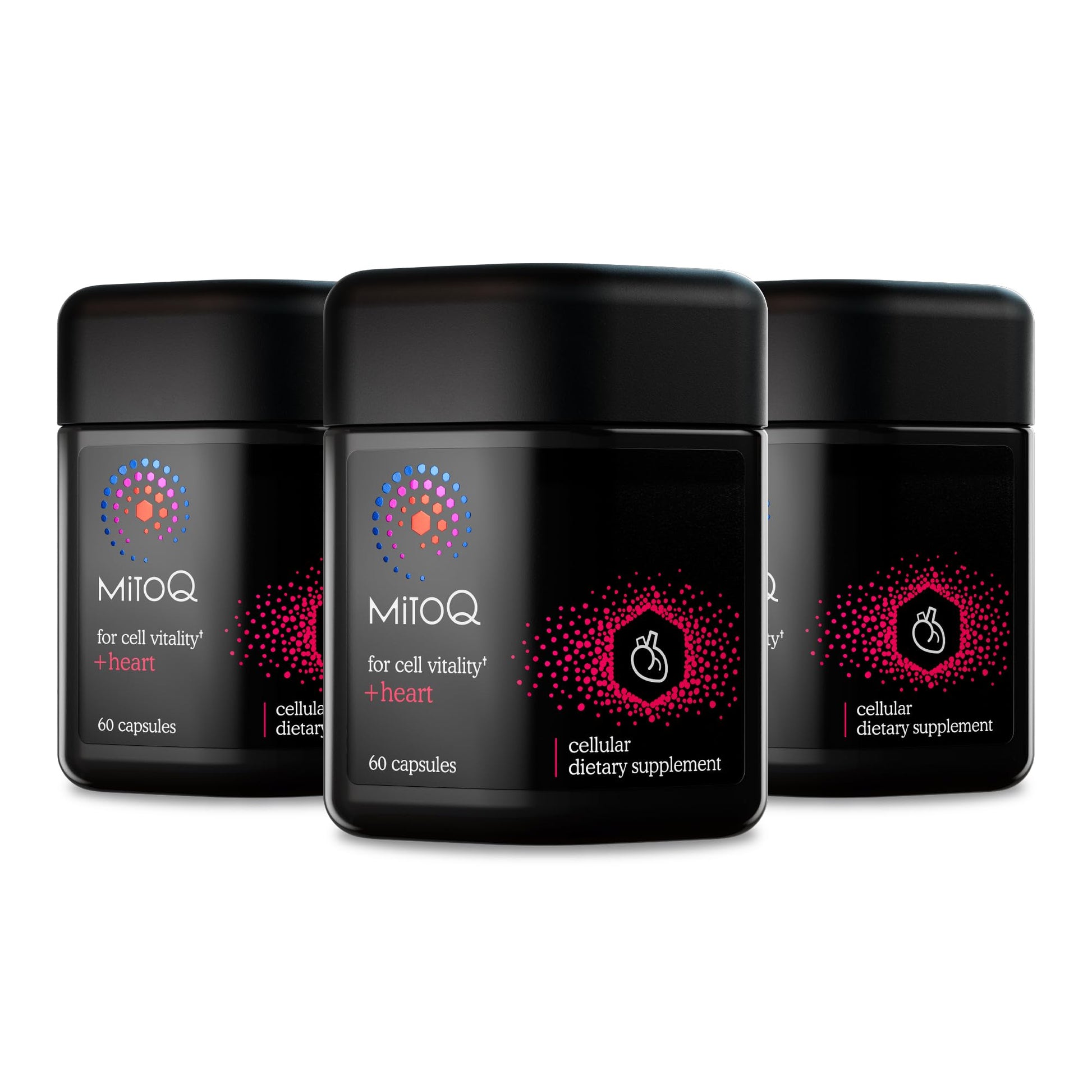 MitoQ +Heart Advanced CoQ10 Antioxidant - Heart Health Supplement with L-Carnitine, Magnesium, & Vitamin D3 - Supports Cardiovascular Health, Blood Flow, and Cellular Energy (60 Capsules) - PrimeBioHealth - canada supplements