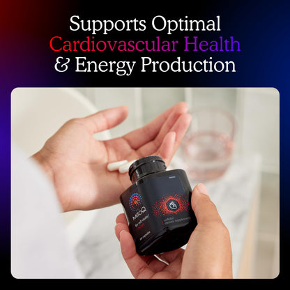 MitoQ +Heart Advanced CoQ10 Antioxidant - Heart Health Supplement with L-Carnitine, Magnesium, & Vitamin D3 - Supports Cardiovascular Health, Blood Flow, and Cellular Energy (60 Capsules) - PrimeBioHealth - canada supplements