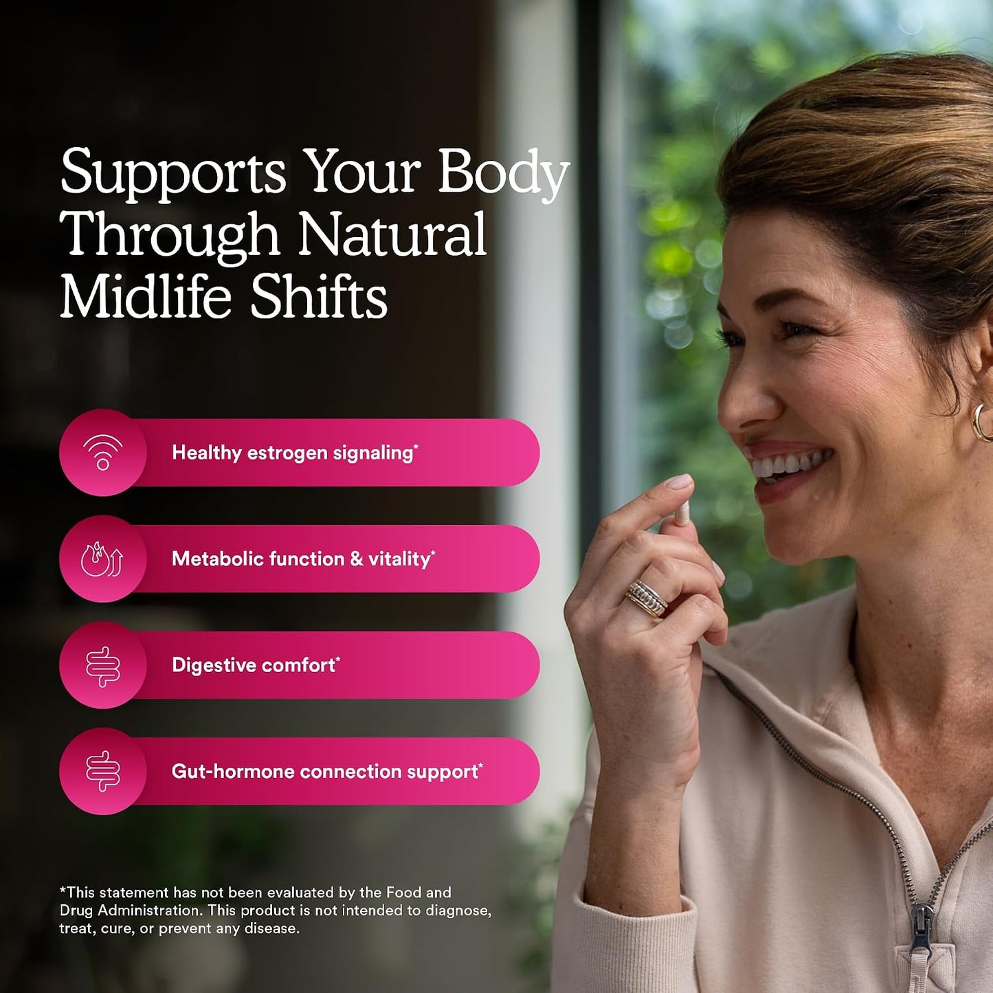 MitoQ Hormonal Metabolic Control – S-Equol, B. Breve Probiotic & Chromium Supplement for Women, Supporting Healthy Estrogen Signaling & Metabolic Function, 30 Capsules - PrimeBioHealth - canada supplements