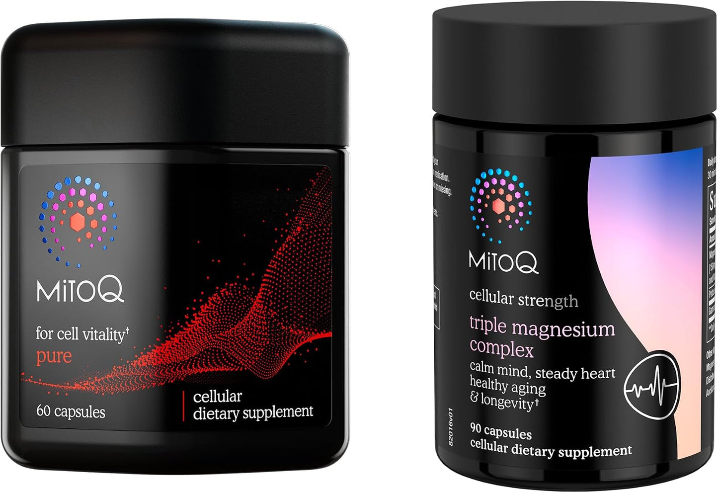 MitoQ Pure & Triple Magnesium Complex Bundle – Advanced Mitochondrial Support & Relaxation – Cellular Energy, Recovery, Sleep, and Stress Support – Superior Absorption - PrimeBioHealth - canada supplements
