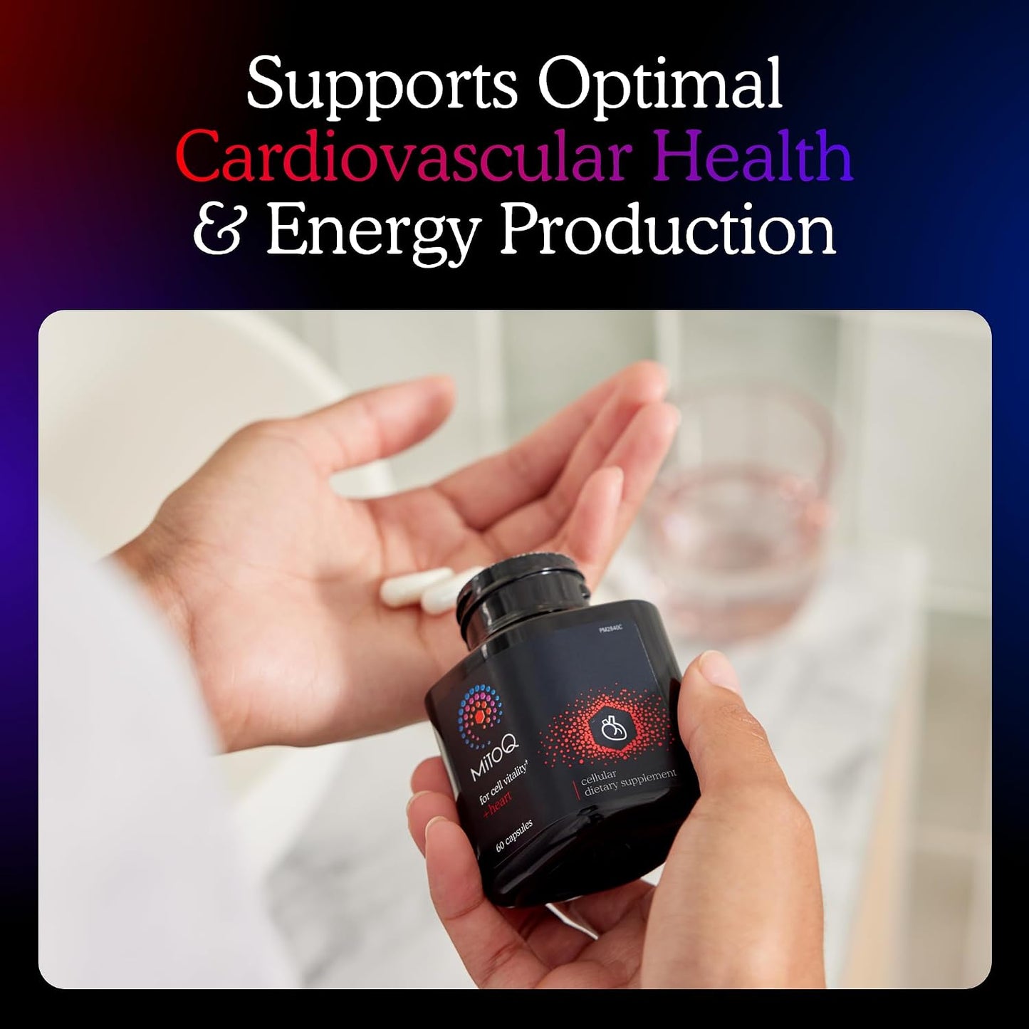 MitoQ Ultimate Antioxidant Bundle: Mitochondria-Targeted and Heart Health Antioxidant Supplements | Supports Cellular Longevity, Cardiovascular Health, Energy, and Healthy Aging (2 x 60 Capsules) - PrimeBioHealth - canada supplements