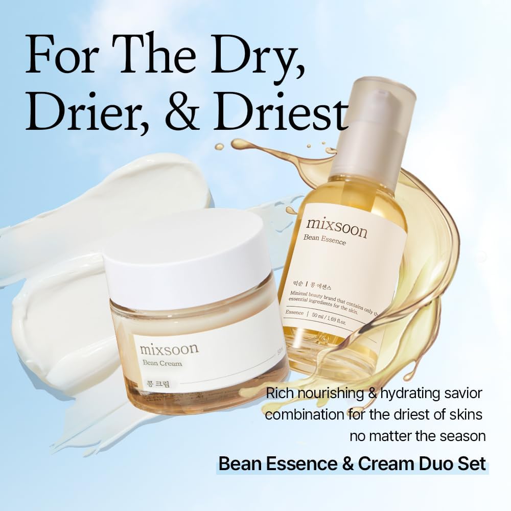 mixsoon Bean Essence Exfoliating, Snail Mucin Moisturizer for Hydrating, Fermented Bean Extract, Gentle Formula - PrimeBioHealth - canada supplements