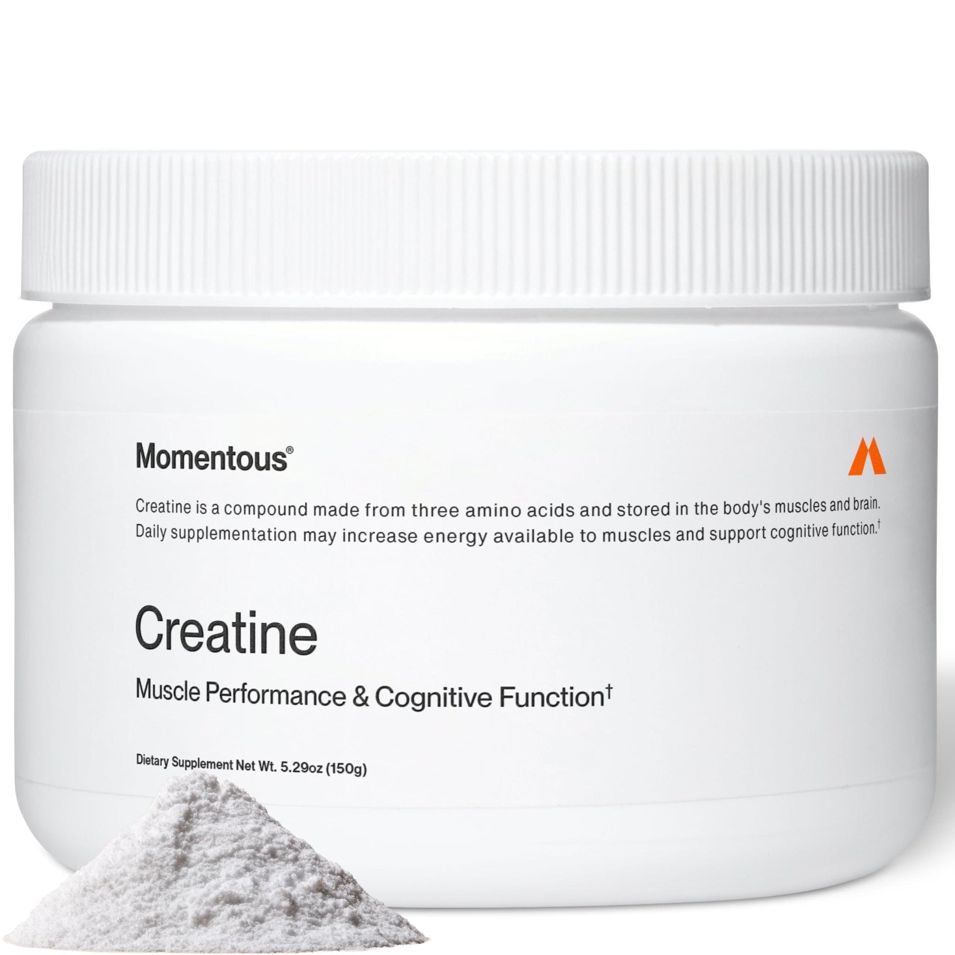 Momentous Creatine Monohydrate Powder - Creatine Powder - Supports Strength, Lean Muscle, & Recovery for Men & Women - NSF Certified for Sport - 5 g per Serving - 90 Servings - PrimeBioHealth - canada supplements