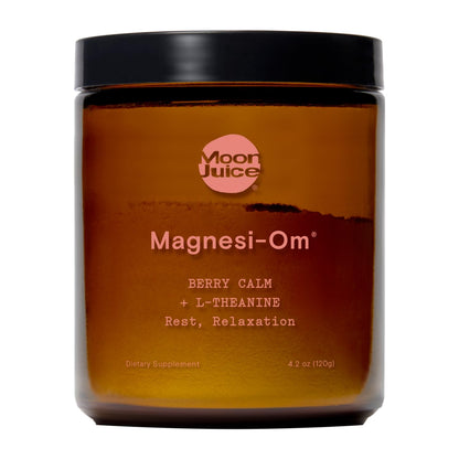 Moon Juice Magnesi-Om Magnesium Powder Supplement - Chelated Magnesium Complex + L-Theanine Blend for Rest, Relaxation & Regularity - PrimeBioHealth - canada supplements