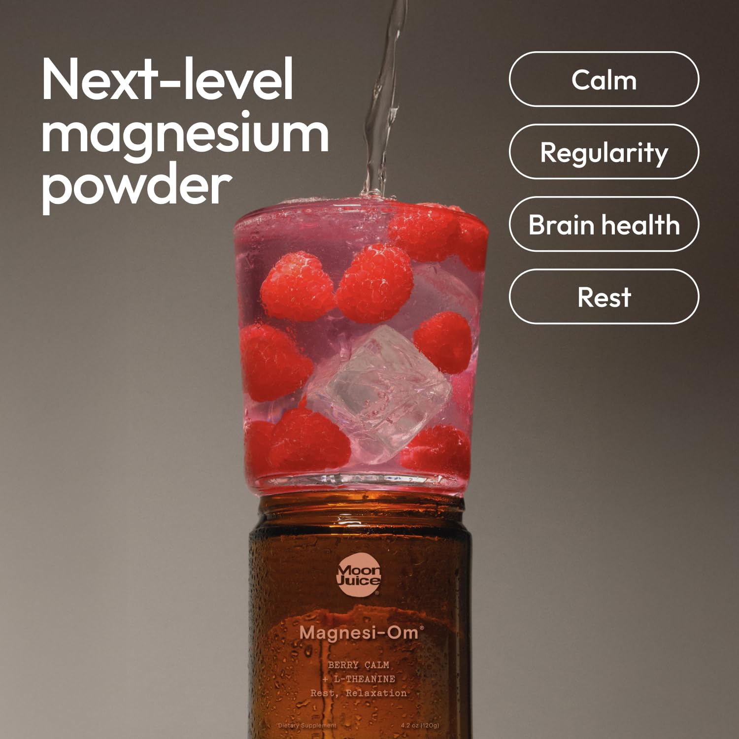 Moon Juice Magnesi-Om Magnesium Powder Supplement - Chelated Magnesium Complex + L-Theanine Blend for Rest, Relaxation & Regularity - PrimeBioHealth - canada supplements