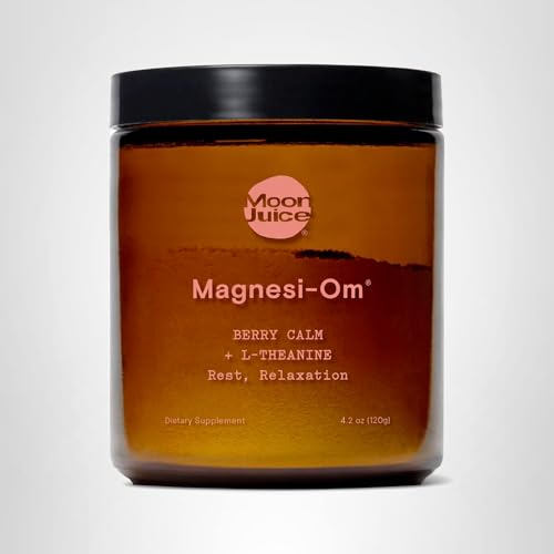 Moon Juice Magnesi-Om Magnesium Powder Supplement - Chelated Magnesium Complex + L-Theanine Blend for Rest, Relaxation & Regularity - PrimeBioHealth - canada supplements