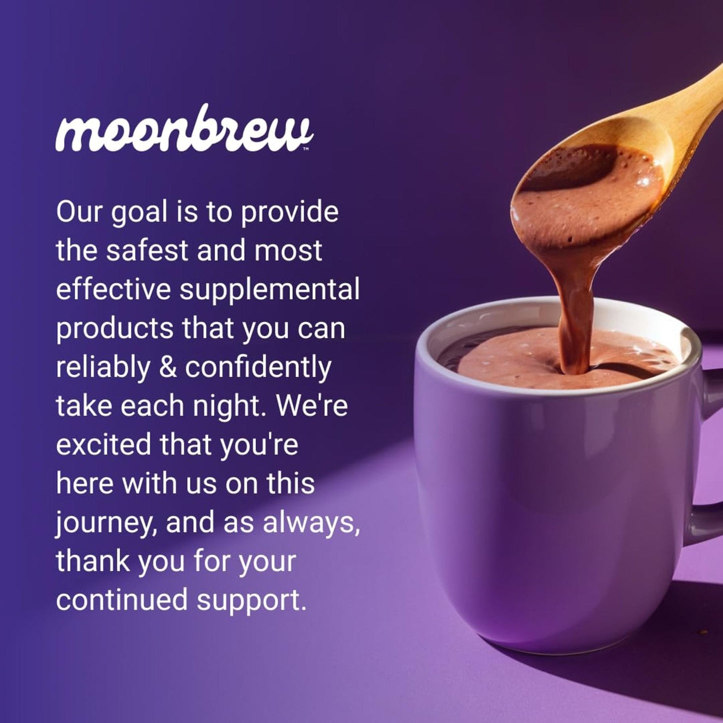 MoonBrew Nighttime Magnesium Hot Cocoa Jar, Natural Sleep Aid Drink Mix for Adults - Calming Melatonin-Free Sleep Support - Sleepy Hot Chocolate Powder with L-Theanine, - PrimeBioHealth - canada supplements