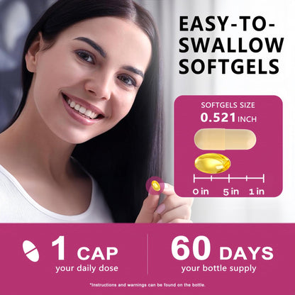 Multi Collagen Peptides Softgel - Type I, II, III, V, X - Hydrolyzed Collagen Peptides with Biotin Vitamin C Hyaluronic Acid for Women & Men, Supports Skin Hair Nail & Joint, Non-GMO, 60 Servings - PrimeBioHealth - canada supplements
