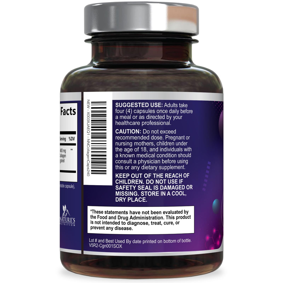 Multi Collagen Pills - Multi Collagen Complex 2400 mg Per Serving - Types I, II, III, V, X - Hydrolyzed Collagen Peptides Supplement - Hair, Skin & Nail Support - PrimeBioHealth - canada supplements