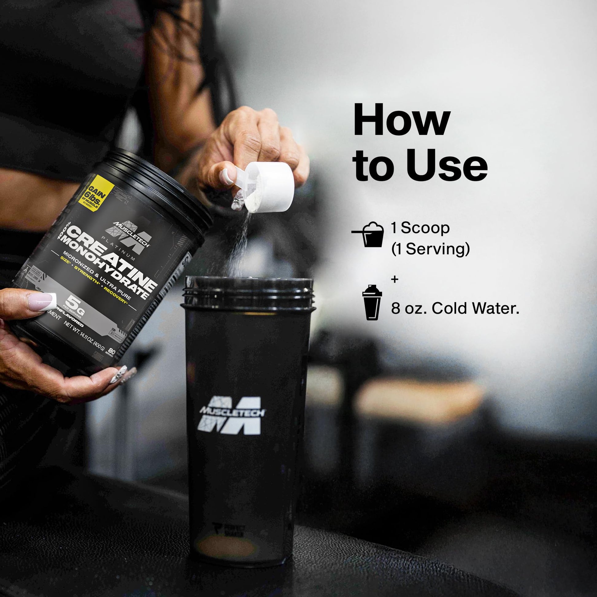 MuscleTech Creatine Monohydrate Powder, Platinum Pure - Unflavored Micronized Creatine for Men & Women - Workout Supplements for Performance, Muscle Recovery & Builder - PrimeBioHealth - canada supplements
