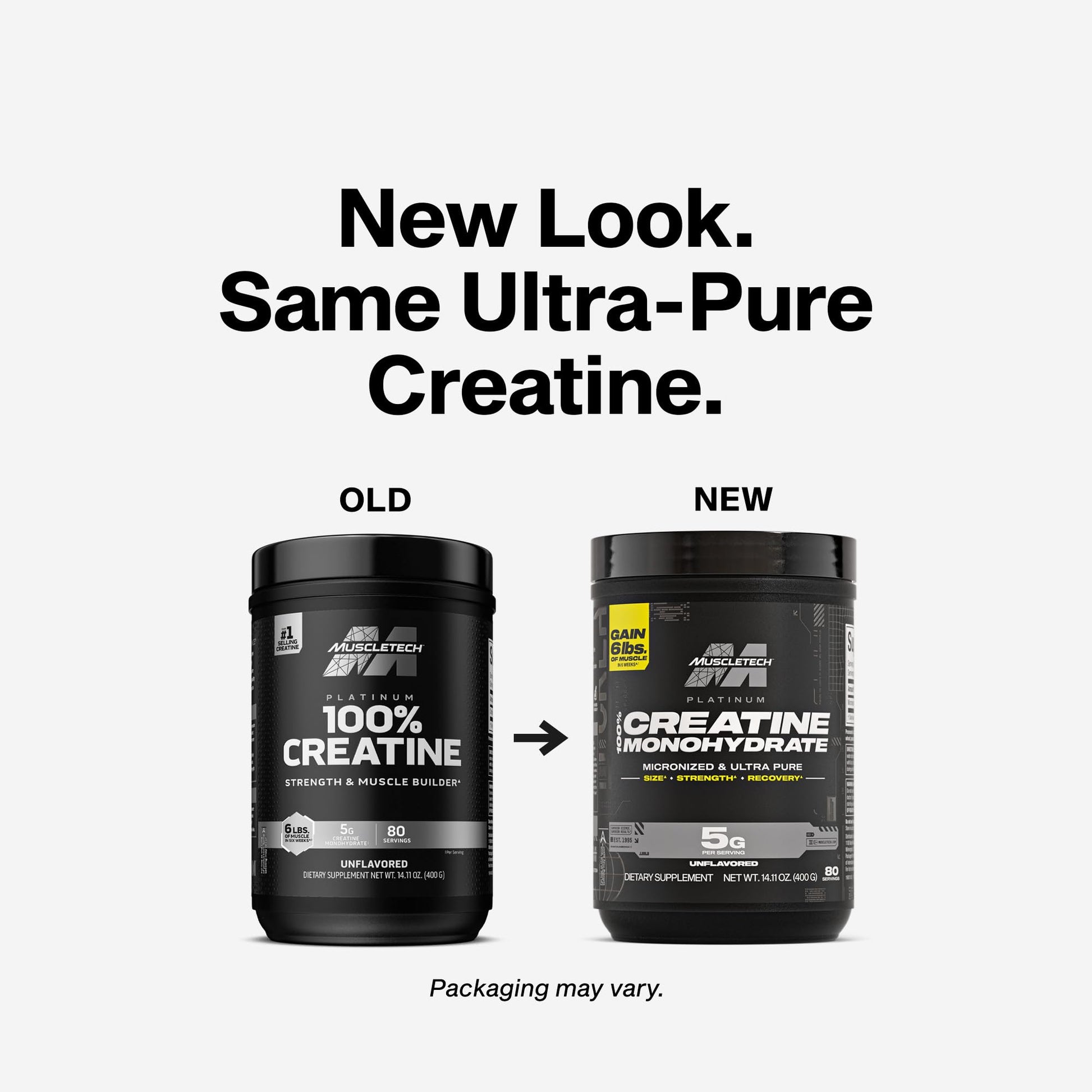 MuscleTech Creatine Monohydrate Powder, Platinum Pure - Unflavored Micronized Creatine for Men & Women - Workout Supplements for Performance, Muscle Recovery & Builder - PrimeBioHealth - canada supplements
