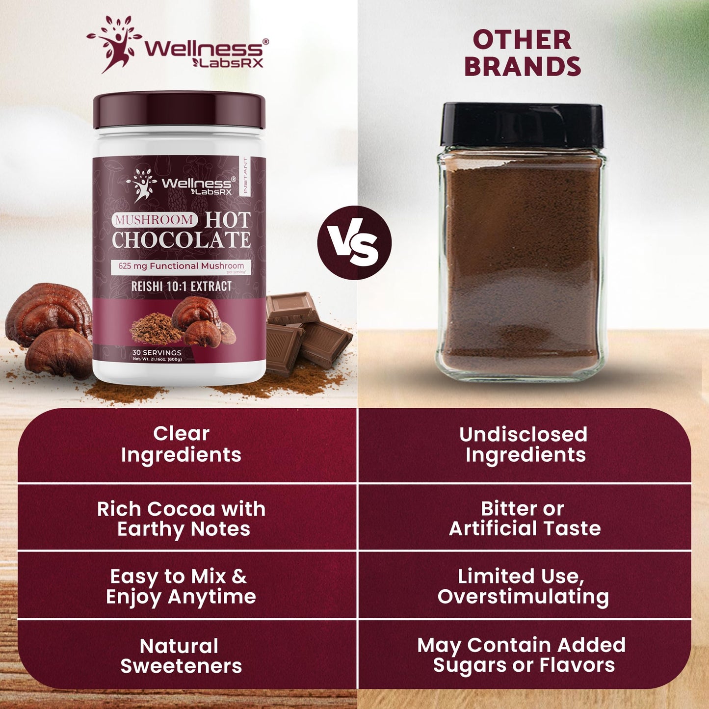 Mushroom Coffee, 90 Servings Organic Mushrooms Instant Coffea, Great Tasting Colombian Keto Coffee, 7 Superfood Mishrooms Lions Mane, Chaga, Reishi, Cordyceps, Maitake, Shiitake, and Turkey Tail - PrimeBioHealth - canada supplements