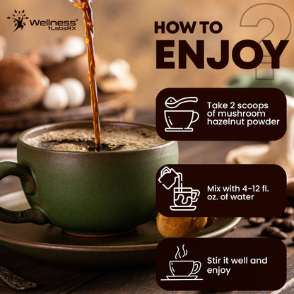 Mushroom Coffee, 90 Servings Organic Mushrooms Instant Coffea, Great Tasting Colombian Keto Coffee, 7 Superfood Mishrooms Lions Mane, Chaga, Reishi, Cordyceps, Maitake, Shiitake, and Turkey Tail - PrimeBioHealth - canada supplements
