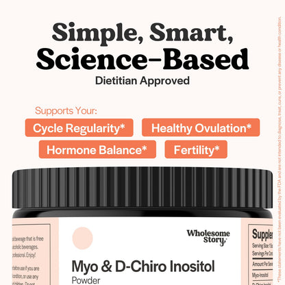 Myo-Inositol & D-Chiro Inositol Supplement Powder for Women | Hormonal Balance & Healthy Ovarian Function Support - PrimeBioHealth - canada supplements