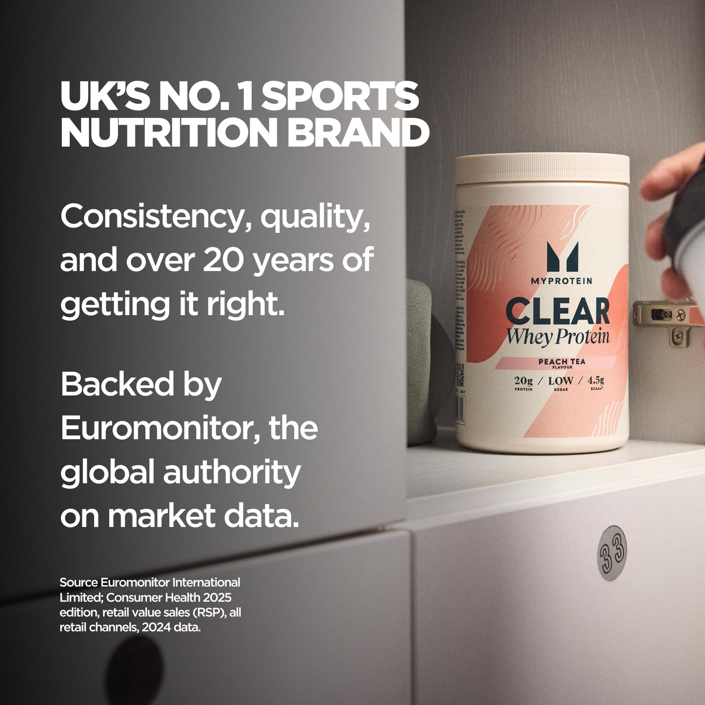 Myprotein Clear Whey Isolate Protein Powder, 20 Servings (1.1lbs) Orange Cream, 20g Protein per Serving, Naturally Flavored Drink Mix, Daily Protein Intake for Superior Performance - PrimeBioHealth - canada supplements