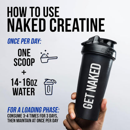 NAKED Pure Micronized Creatine Monohydrate Powder - NSF Certified, Unflavored, 500g, 1.1lb Bulk - Vegan, Non-GMO, Gluten-Free, Soy-Free - PrimeBioHealth - canada supplements