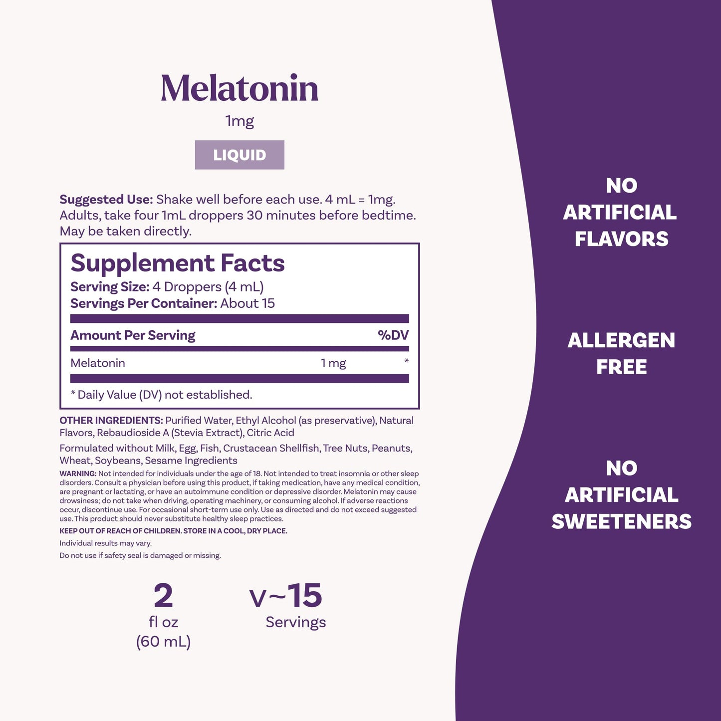 Natrol Liquid Melatonin 1 mg, Adult Melatonin Supplement to Fall Asleep Faster and Stay Asleep Longer, Wake Up Refreshed, - PrimeBioHealth - canada supplements