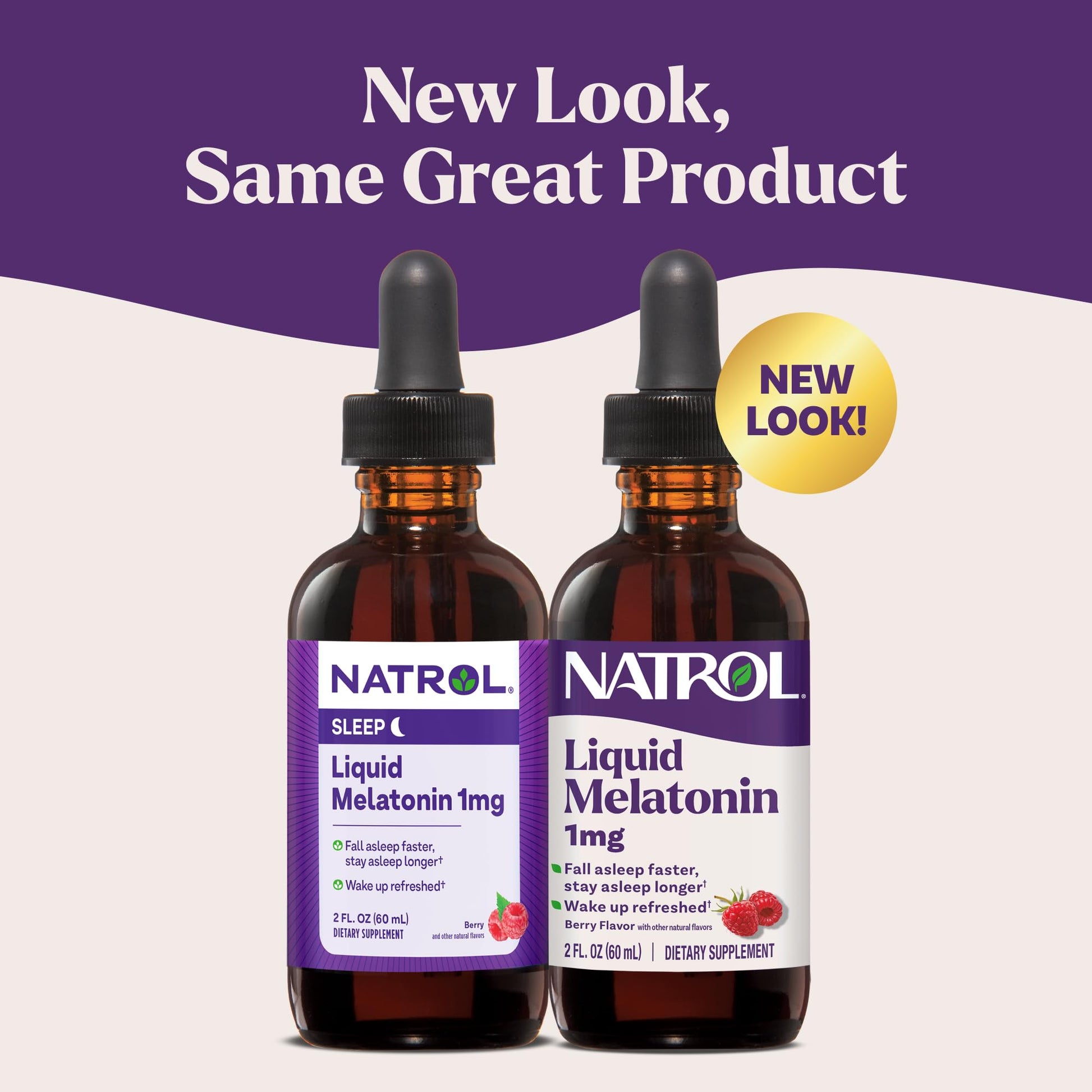 Natrol Liquid Melatonin 1 mg, Adult Melatonin Supplement to Fall Asleep Faster and Stay Asleep Longer, Wake Up Refreshed, - PrimeBioHealth - canada supplements