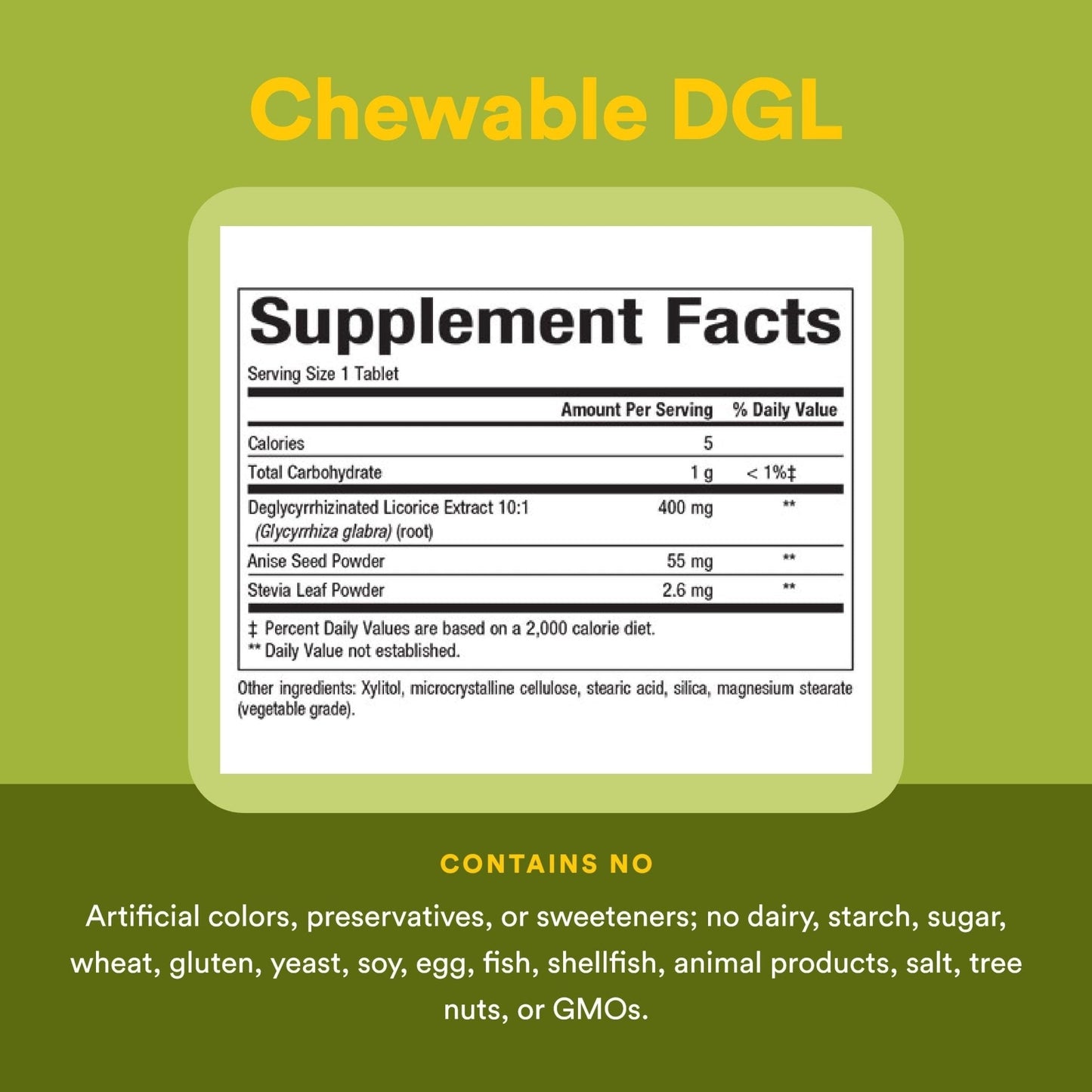 Natural Factors DGL Chewable - Digestive Support Supplement with Licorice Root Extract - Chewable Tablets Support Stomach Lining & Health - Non-GMO & Gluten-Free - PrimeBioHealth - canada supplements