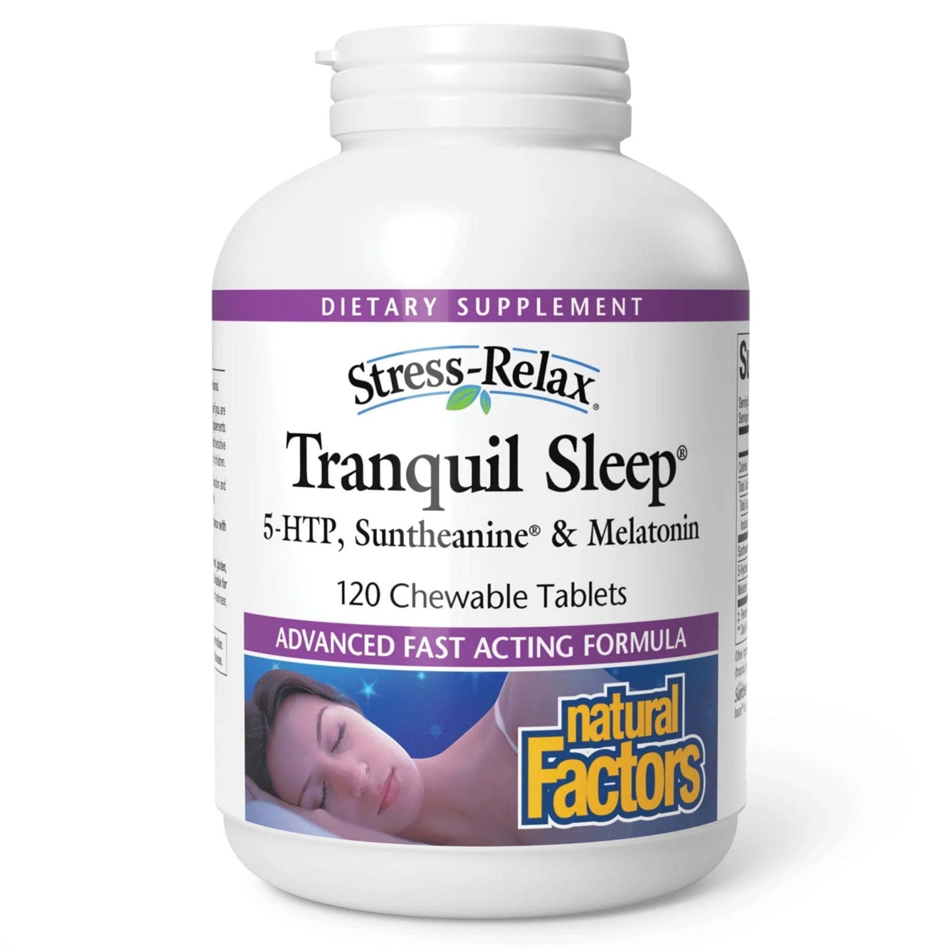Natural Factors Stress-Relax Tranquil Sleep Tablet, 120 Count - PrimeBioHealth - canada supplements