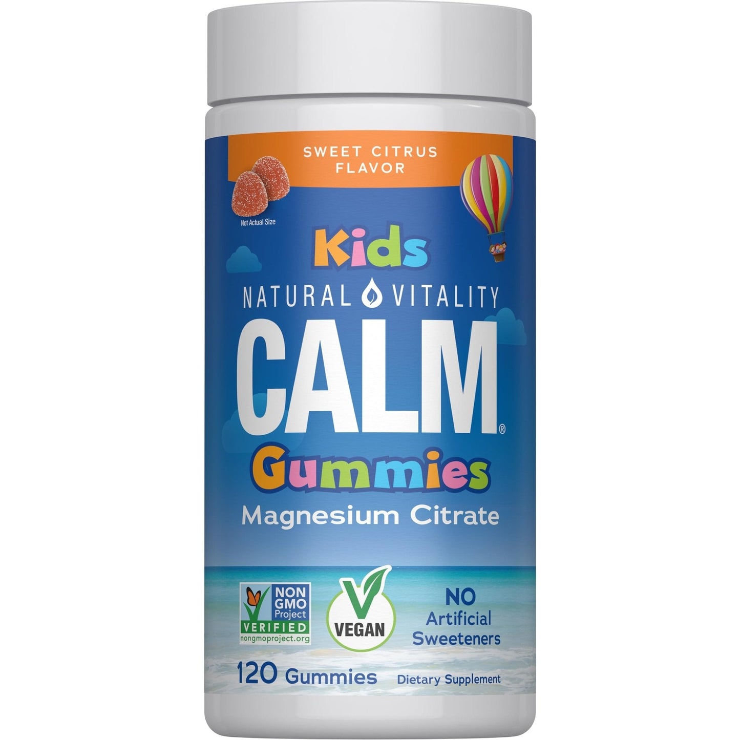 Natural Vitality Calm, Magnesium Citrate Kids Supplement, Stress Relief Gummies, Supports a Healthy Response to Stress - PrimeBioHealth - canada supplements