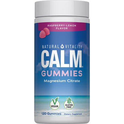 Natural Vitality Calm, Magnesium Citrate Supplement, Stress Relief Gummies, Supports a Healthy Response to Stress, Gluten Free - PrimeBioHealth - canada supplements