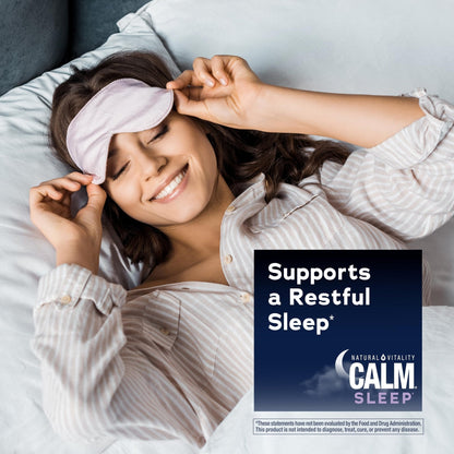 Natural Vitality SLEEP Gummies, Magnesium Supplement With Melatonin and L-Theanine, Vegan, Gluten Free, Helps the Body Ease Into Sleep - PrimeBioHealth - canada supplements