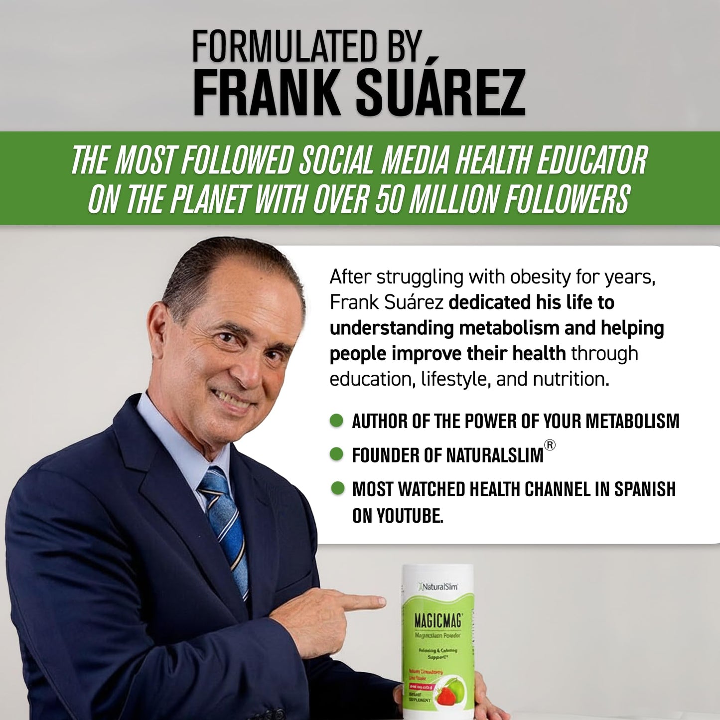 NaturalSlim MagicMag Magnesium Citrate Powder Drink for Relaxation, Stress, Constipation, Better Rest & Digestive Health, Magnesium Supplement for Women and Men - PrimeBioHealth - canada supplements