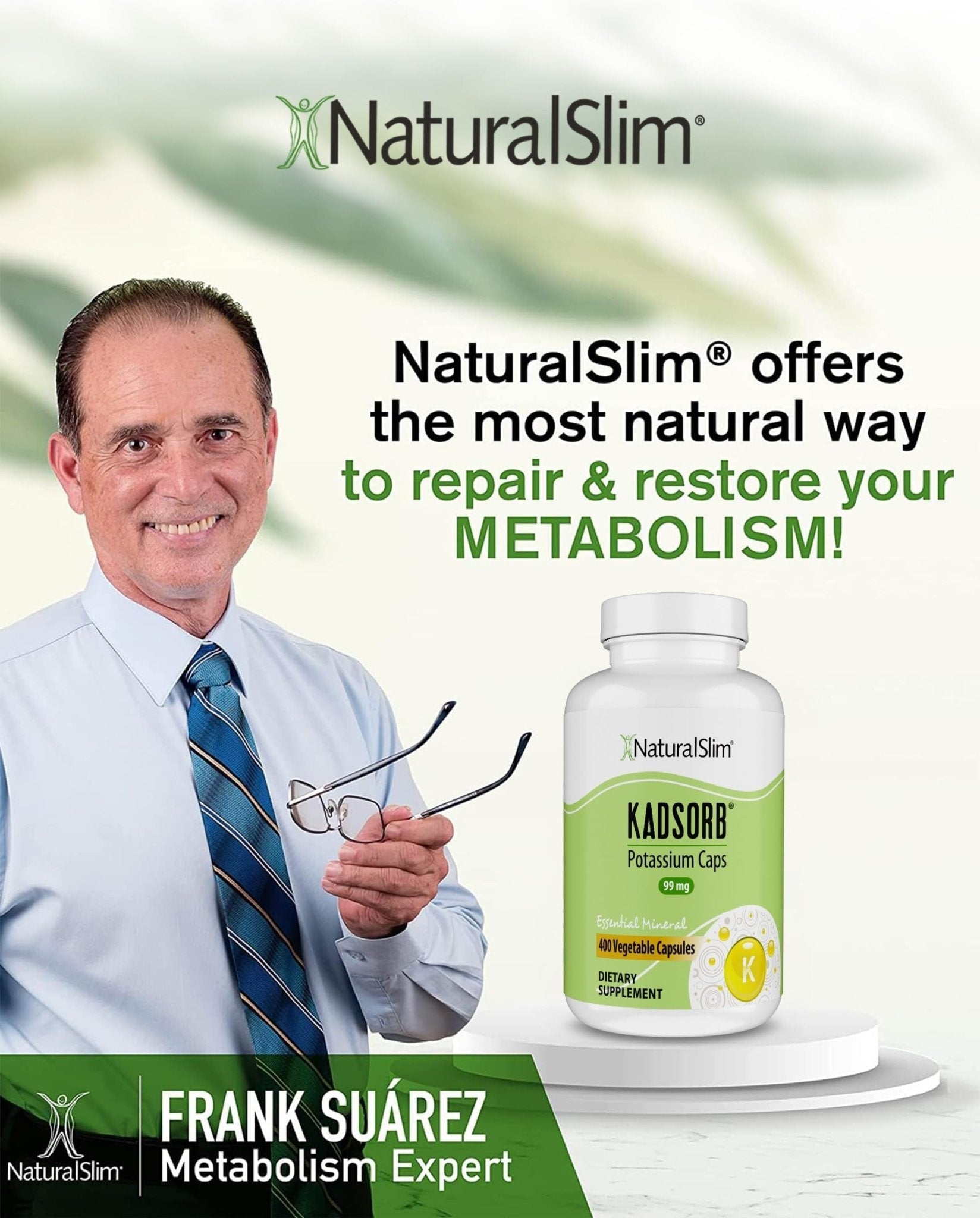 NaturalSlim Natural Potassium Citrate Gluconate 99 mg - Kadsorb Supports Electrolyte Balance & Normal pH - Absorbable Potassium Supplements - PrimeBioHealth - canada supplements