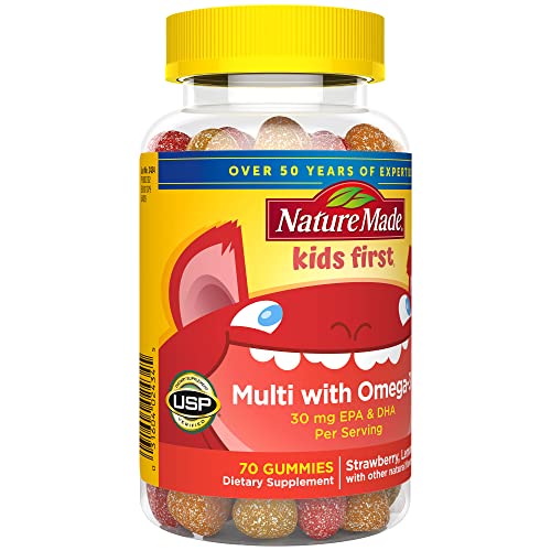 Nature Made Kids First Multivitamin with Omega-3, Kids Gummy Multivitamins with Vitamins and Minerals for Nutritional Support, 70 Gummies - PrimeBioHealth - canada supplements