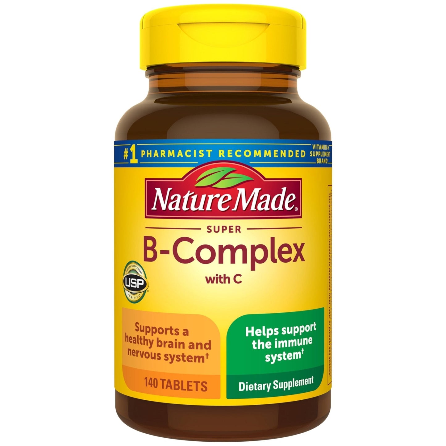 Nature Made Super B Complex with Vitamin C & Folic Acid, B Complex Vitamins for Women and Men, Dietary Supplement - PrimeBioHealth - canada supplements