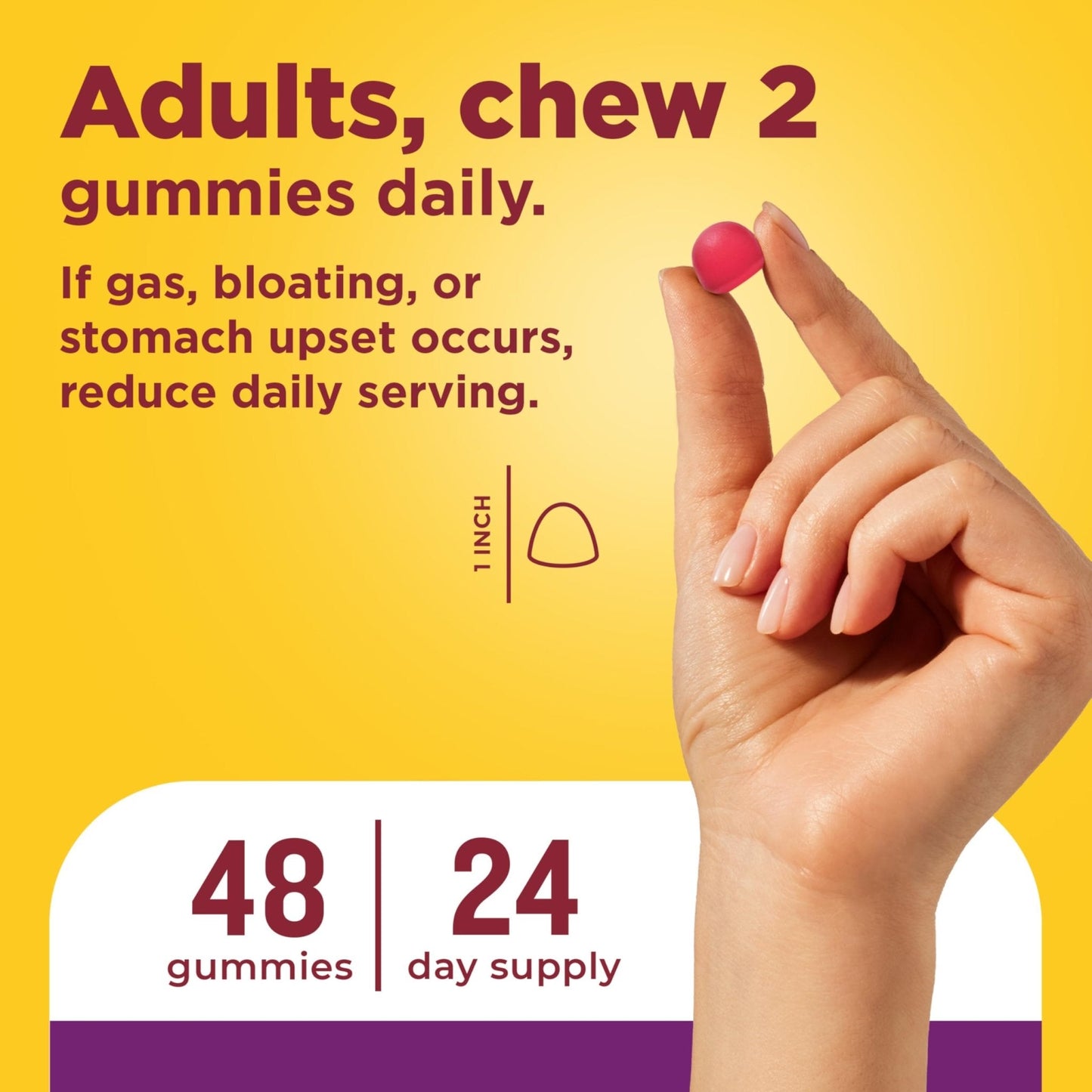 Nature Made Triple-Action Biotics, Gut and Immune Health Support, Digestive Probiotics for Women and Men, Prebiotic Fiber Gummies, 48 Gummies, 24 Day Supply - PrimeBioHealth - canada supplements