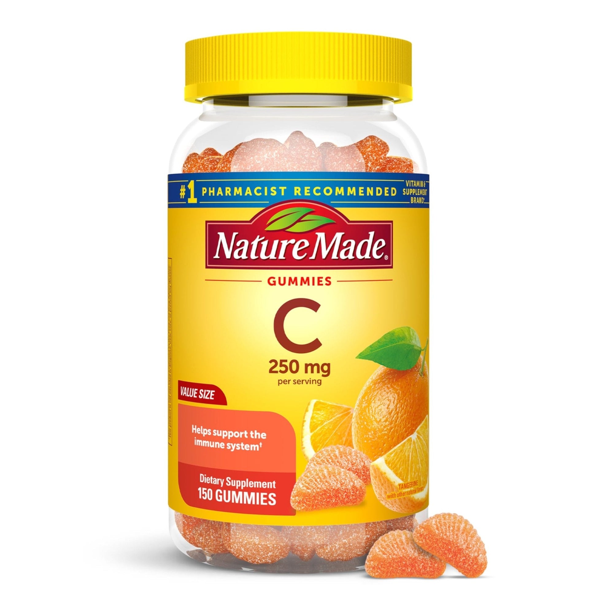 Nature Made Vitamin C 250 mg Per Serving, Dietary Supplement for Immune Support, Vitamin C Gummies for Adults - PrimeBioHealth - canada supplements