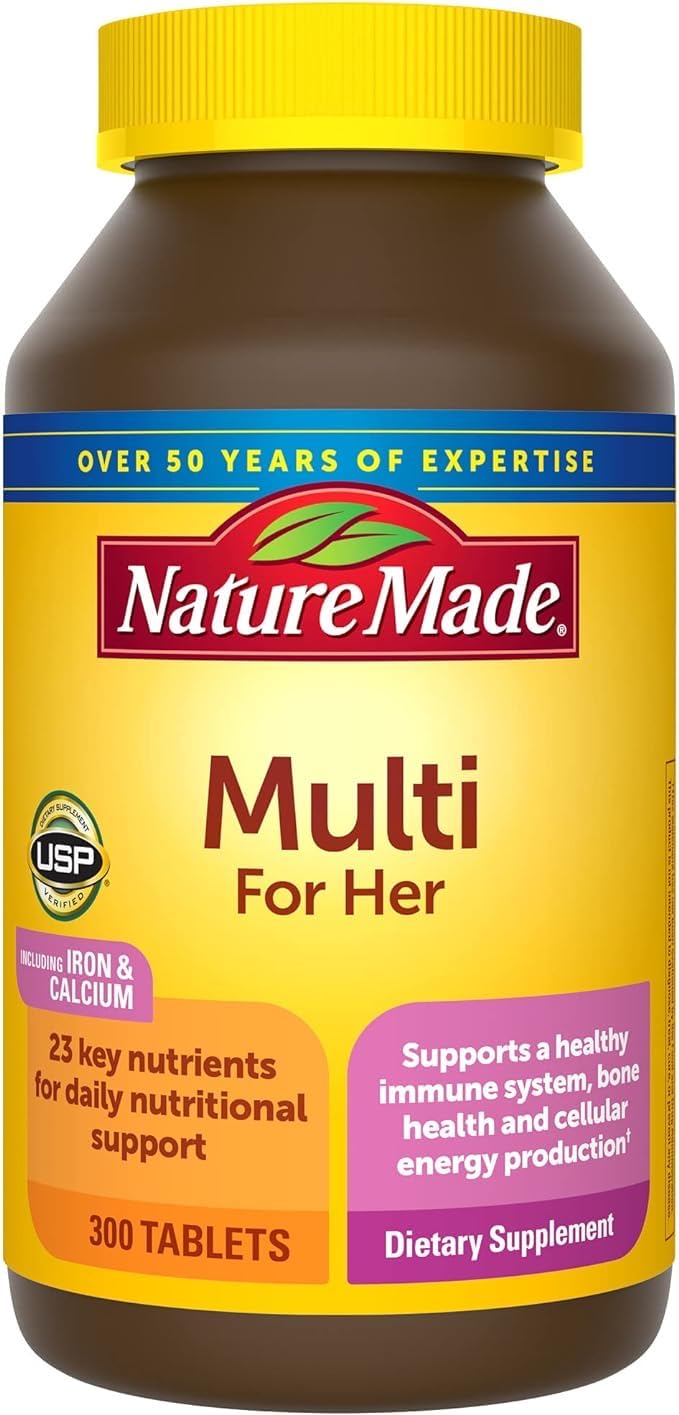Nature Made Women's Multivitamin Tablets, 300 Count for Daily Nutritional Support - PrimeBioHealth - canada supplements