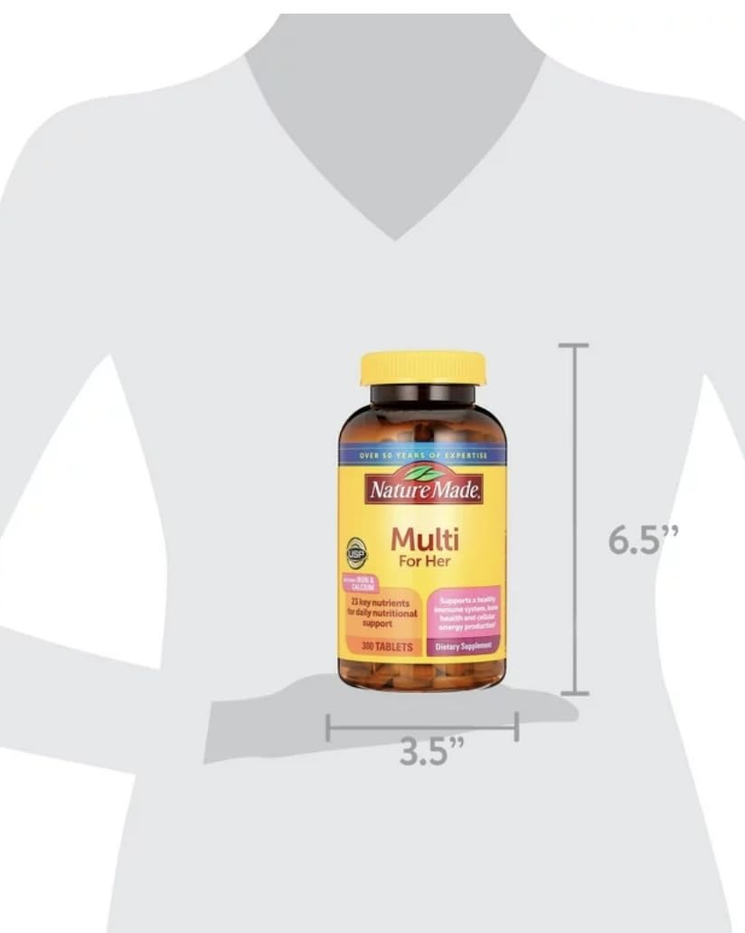 Nature Made Women's Multivitamin Tablets, 300 Count for Daily Nutritional Support - PrimeBioHealth - canada supplements