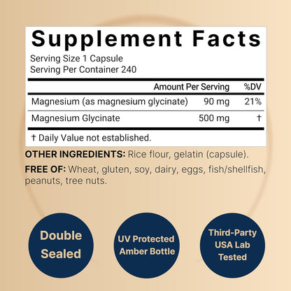 NatureBell Magnesium Glycinate Capsules 500mg & Vaginal Probiotics for Women in Veggie Capsules | Bundle Pack | Chelated & Purified Mineral | 10 Strains & 10 Billion CFU - PrimeBioHealth - canada supplements