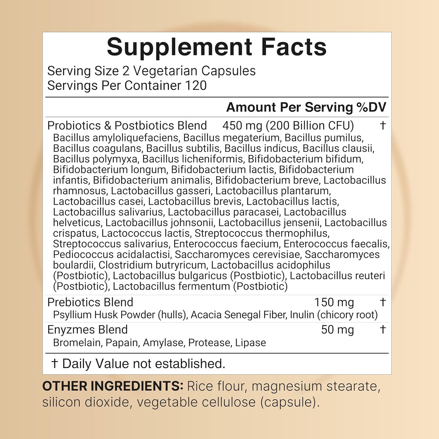 NatureBell Probiotic 200 Billion CFU – 40 Strains Per Serving | 240 Veggie Capsules with Prebiotics and Probiotics – Full Spectrum Complex with Enzymes – Daily Probiotics for Women & Men - PrimeBioHealth - canada supplements