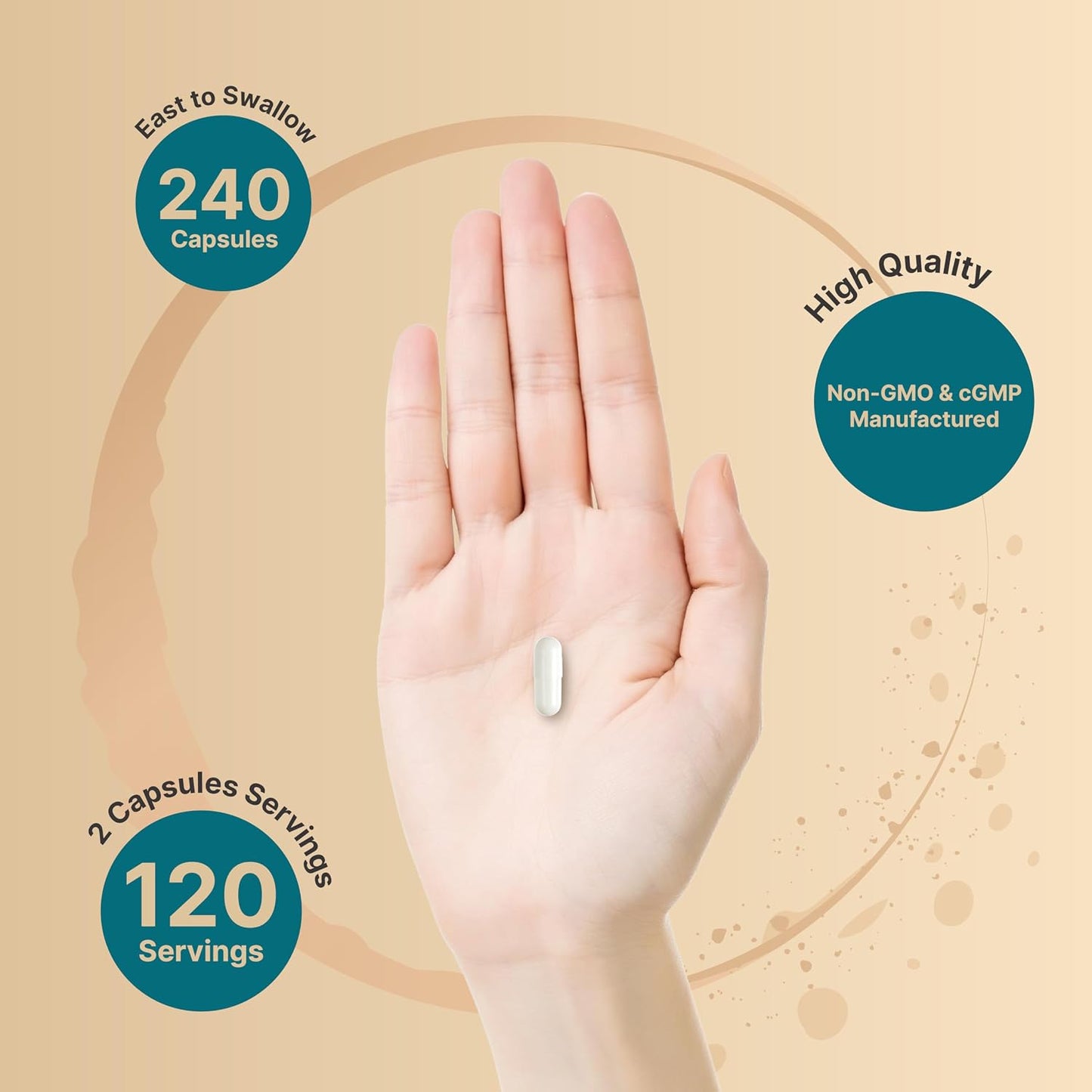 NatureBell Pure Magnesium Glycinate 1,000 mg, 240 Vegetarian Capsules | 1,000 mg Magnesium Glycinate Per Serving - Chelated Magnesium Form with Vitamin C – Non-GMO, Filler Free, cGMP Manufactured - PrimeBioHealth - canada supplements