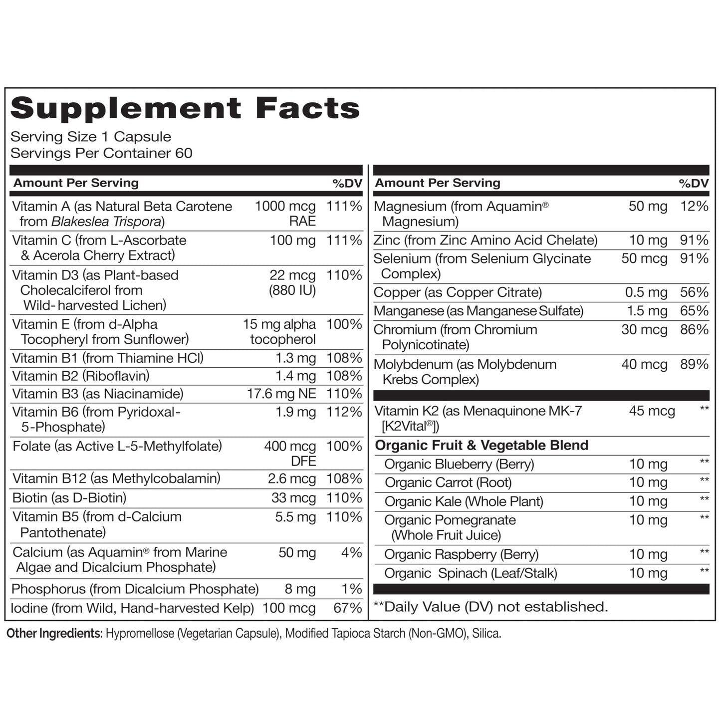 NATURELO Mens Multivitamins - One Daily Multivitamin for Men with Vitamins, Minerals & Organic Whole Foods, Boost Energy & Health, - PrimeBioHealth - canada supplements