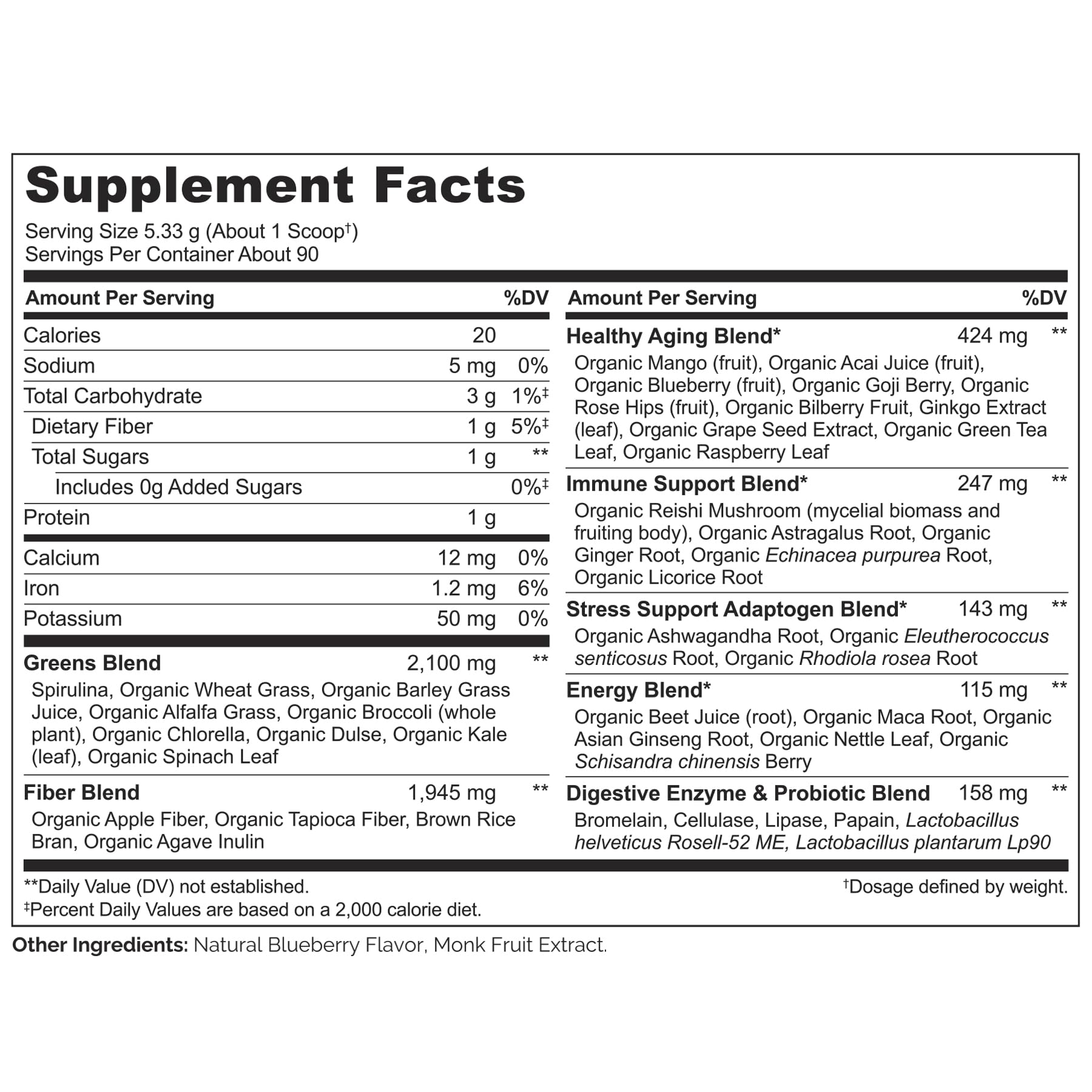 NATURELO Raw Greens Superfood Powder 480 Grams, Mixed Berry - Supports Energy, Immunity and Detox - Includes Spirulina, Wheat Grass and Organic - PrimeBioHealth - canada supplements