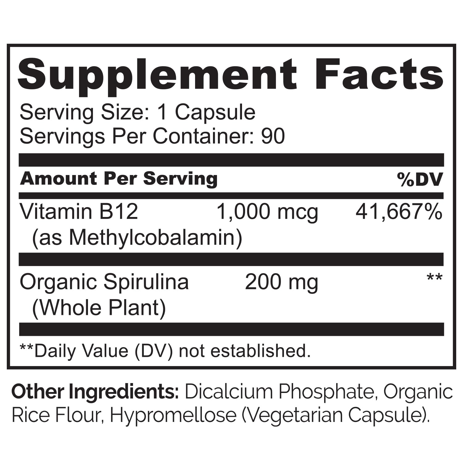 NATURELO Vegan B12 - Methyl B12 with Organic Spirulina - High Potency Vitamin B12 1000 mcg Methylcobalamin - Supports Healthy Mood - PrimeBioHealth - canada supplements
