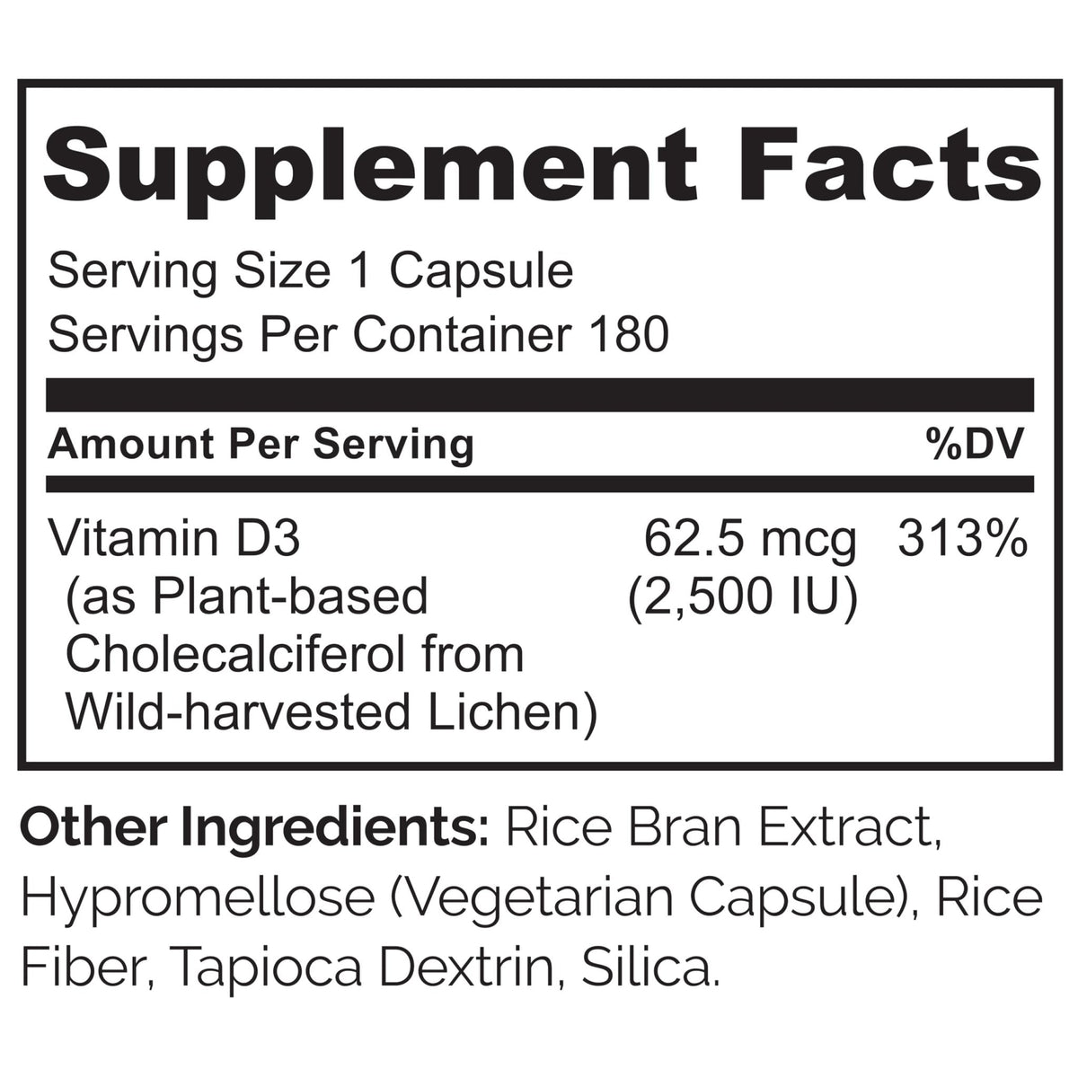 NATURELO Vitamin D - 2500 IU - Plant Based from Lichen - Natural D3 Supplement for Immune System, Bone Support, Joint Health - Vegan - PrimeBioHealth - canada supplements