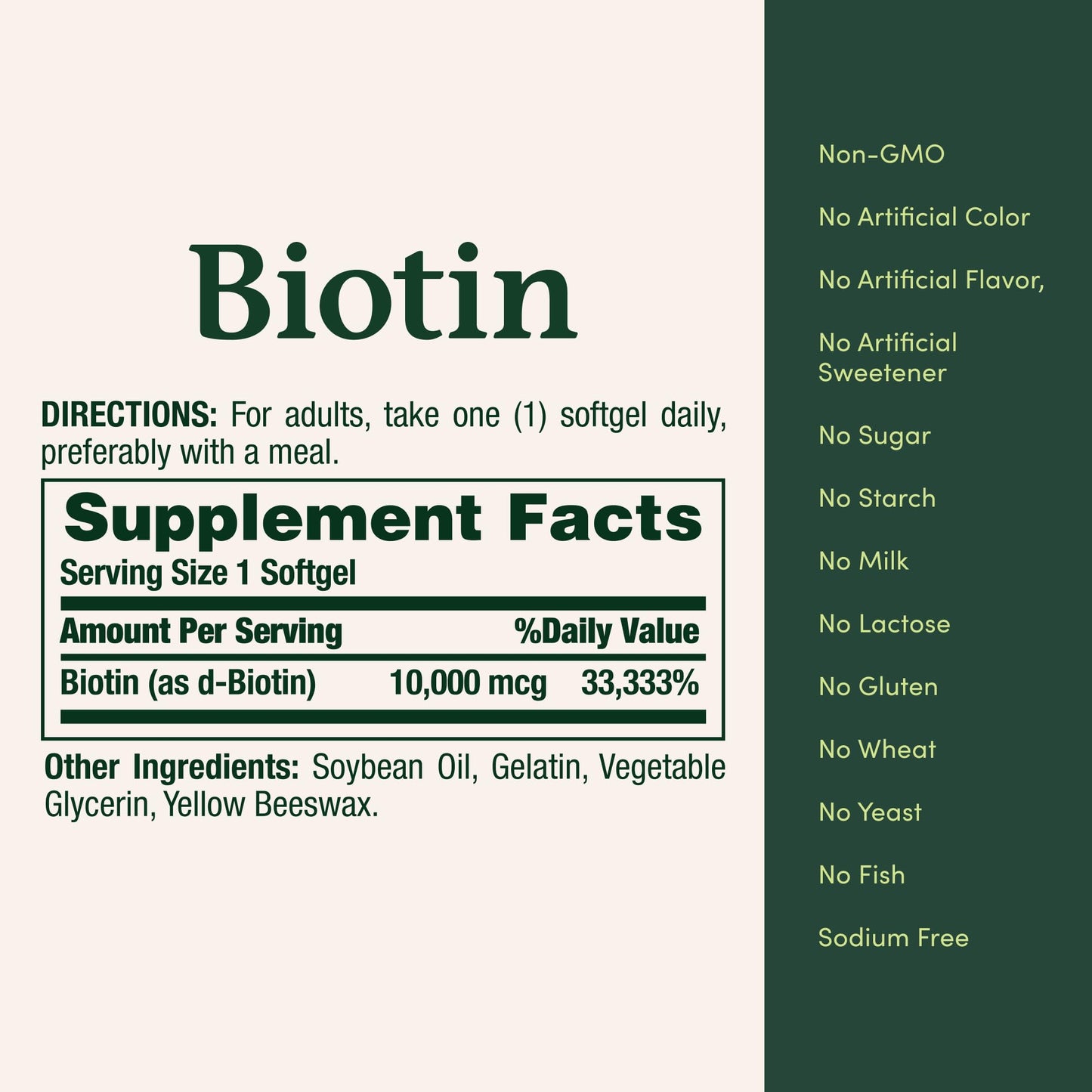 Nature's Bounty Biotin Hair Skin and Nails Vitamins, Supports Healthy Hair, Skin and Nails, 10,000 mcg, 120 Softgels (Pack of 1) - PrimeBioHealth - canada supplements