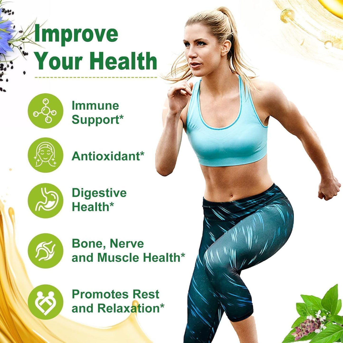 Nature's live Oil of Oregano with Black Seed Oil, 2 in 1 Oregano Supplement for Immune Health, Retains High Concentrated Carvacrol & Thymoquinone - PrimeBioHealth - canada supplements