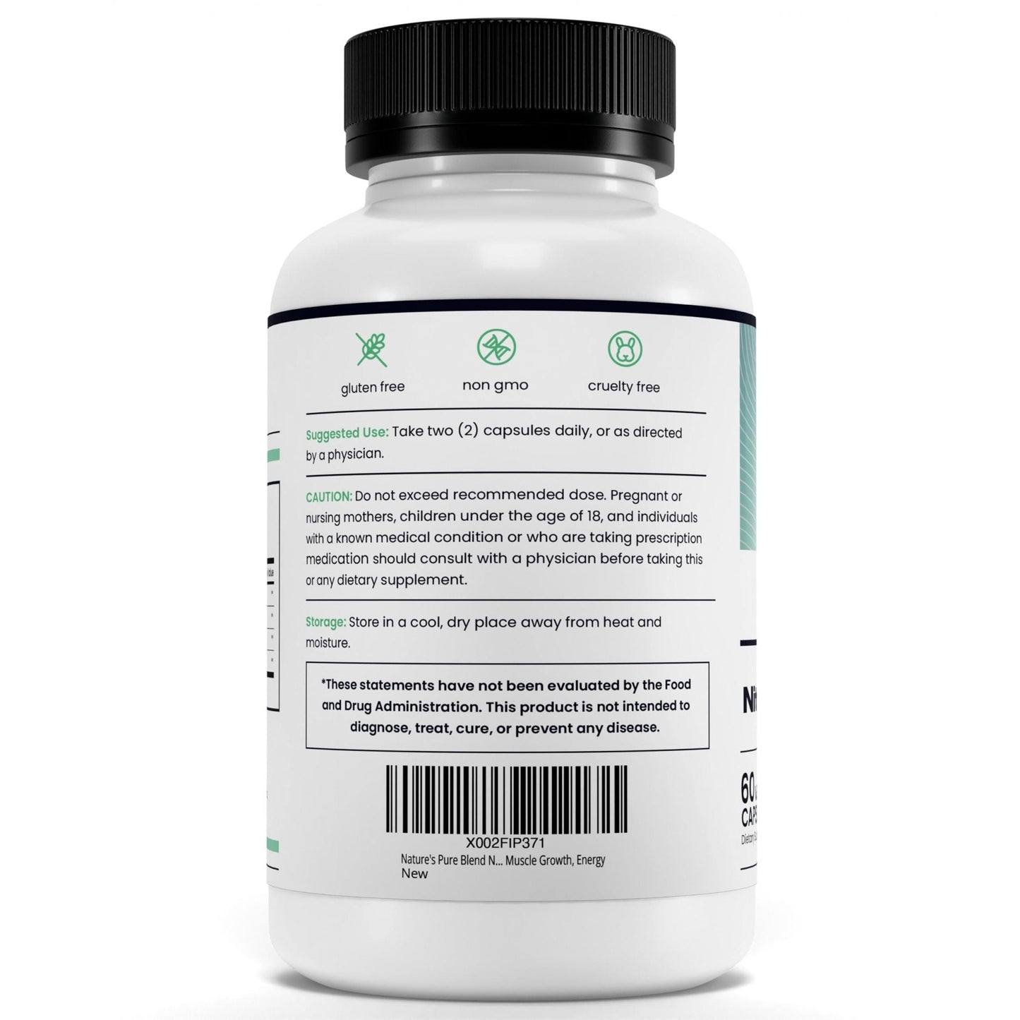 Nature's Pure Blend Nitric Oxide Supplements for Men – L-Arginine L-Citrulline – Heart Support & Flow Circulation Booster – 1500MG L Arginine and L Citrulline, Preworkout, Bodybuilding - PrimeBioHealth - canada supplements