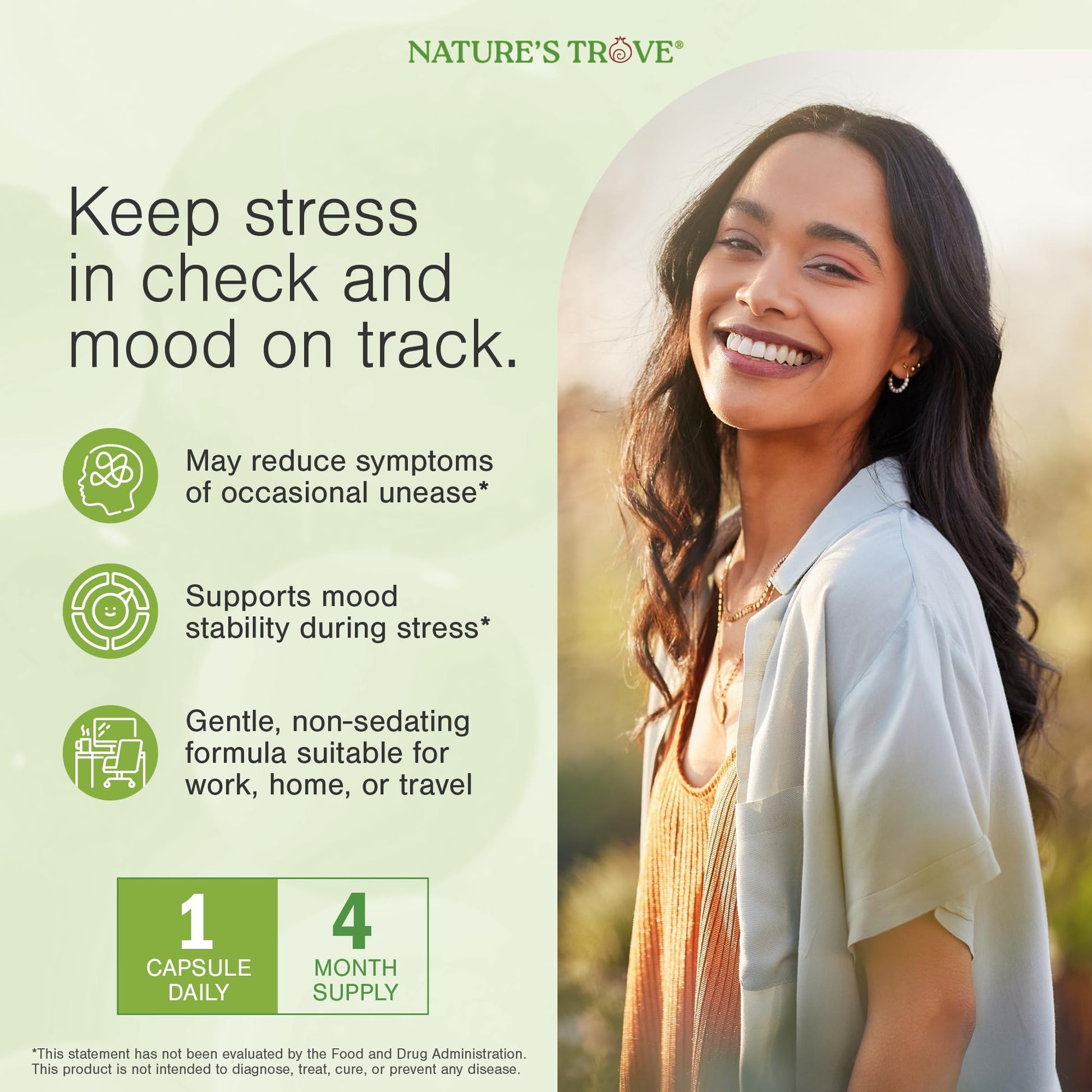 Nature's Trove L-Theanine 200mg 120 Vegetarian Capsules - PrimeBioHealth - canada supplements